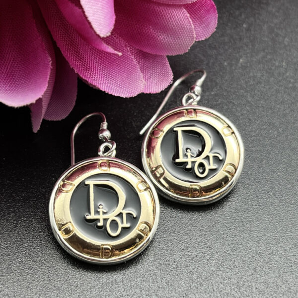 Vintage Dior Button Earrings Vintage Dior Buttons Statement Dior Jewelry