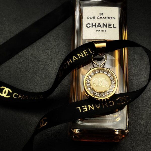 Vintage Chanel Button Pendant