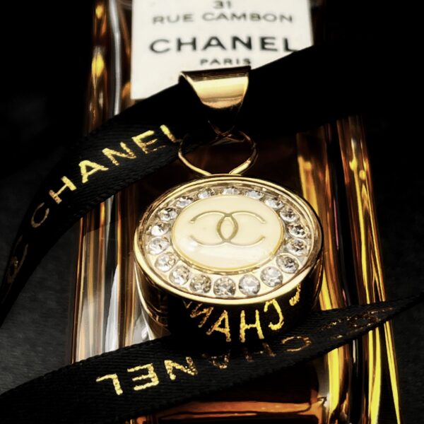 Vintage Chanel Button Pendant