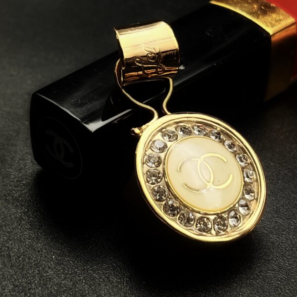 Vintage Chanel Button Pendant