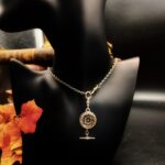 "Victoria" French Antique Button Charm Pendant - Image 5