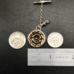 "Victoria" French Antique Button Charm Pendant - Image 17