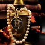 "Hondrine" French Antique Monogram Button Pendant - Image 7