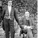 "Hondrine" French Antique Monogram Button Pendant - Image 21