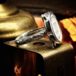 "Eloise" Antique Chanel Button Ring - Image 6