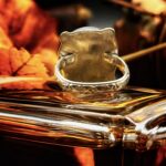 "Eloise" Antique Chanel Button Ring - Image 4