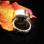 "Thérèse" Vintage French Boho Button Ring - Image 6