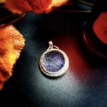 "Brigitte" Antique Victorian button pendant - Image 3