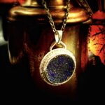 "Brigitte" Antique Victorian button pendant - Image 4