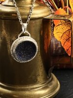 "Brigitte" Antique Victorian button pendant - Image 10