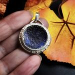 "Brigitte" Antique Victorian button pendant - Image 8