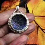 "Brigitte" Antique Victorian button pendant - Image 7