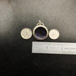 "Brigitte" Antique Victorian button pendant - Image 15