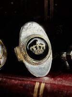 Italian WW1 Military Uniform Button Ring
