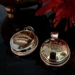 Mother and Daughter Napoleon Button Pendants