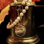 "Luna" Vintage Dior Gold Button Pendant - Image 2