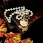 "Luna" Vintage Dior Gold Button Pendant - Image 4