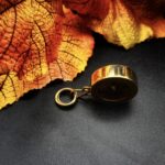 "Luna" Vintage Dior Gold Button Pendant - Image 13