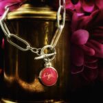 "Elle" Vintage Louis Vuitton Bag Tag Charm Bracelet - Image 2