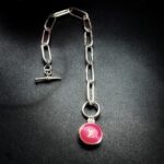 "Elle" Vintage Louis Vuitton Bag Tag Charm Bracelet - Image 4