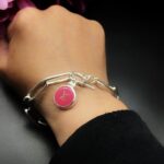 "Elle" Vintage Louis Vuitton Bag Tag Charm Bracelet - Image 11