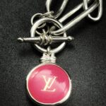 "Elle" Vintage Louis Vuitton Bag Tag Charm Bracelet - Image 17