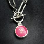 "Elle" Vintage Louis Vuitton Bag Tag Charm Bracelet - Image 16