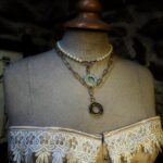 "Chloe" Vintage Bleu LV Zipper Pull Pendant - Image 13