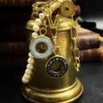 "Chloe" Vintage Bleu LV Zipper Pull Pendant - Image 14