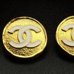 1960s Chanel Button Clip On Earrings