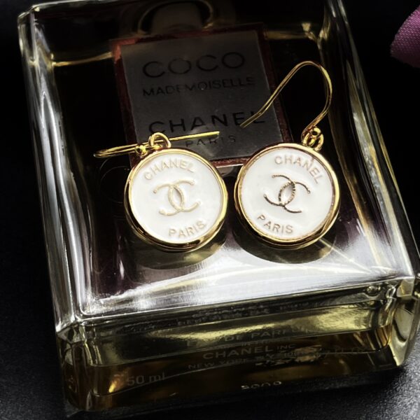 Authentic Chanel couture buttons transformed into one of a kind jewellery