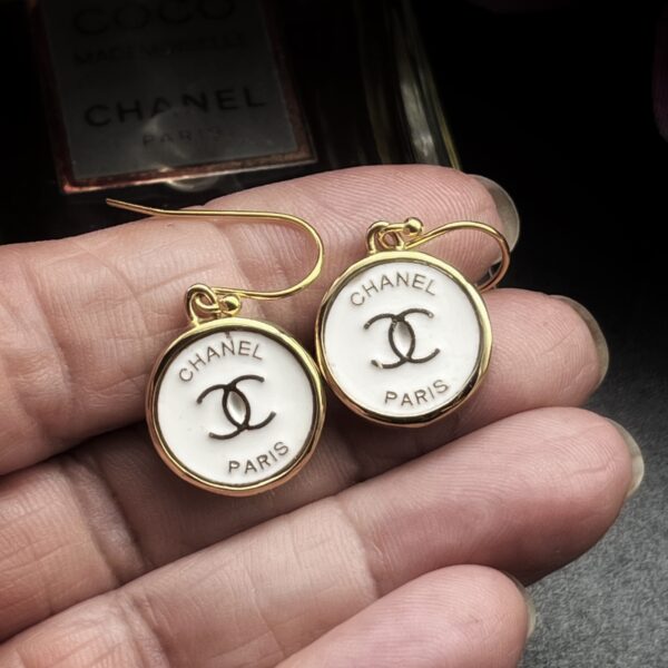 Authentic Chanel couture buttons transformed into one of a kind jewellery