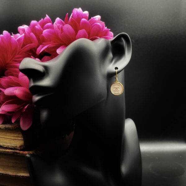 Authentic Chanel couture buttons transformed into one of a kind jewellery
