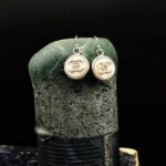 "Ava" Vintage Chanel Silver Crystal Button Earrings - Image 5