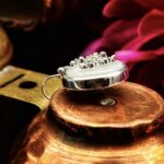 "Ava" Vintage Chanel Silver Crystal Button Earrings - Image 9