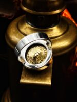 Antique French WW1 Medical Uniform Button Ring - Image 4