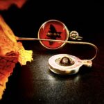 "Pascale" Red Gucci Bee Button Earrings - Image 8