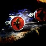 "Pascale" Red Gucci Bee Button Earrings - Image 5