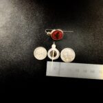 "Pascale" Red Gucci Bee Button Earrings - Image 11