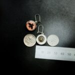 "Pascale" Pink Vintage Gucci Bee Button Earrings - Image 9