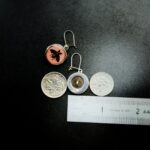 "Pascale" Pink Vintage Gucci Bee Button Earrings - Image 10
