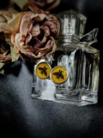 Vintage Gucci Bee Button Earrings