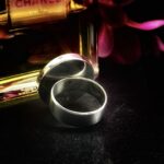 "Charlotte" Vintage Red Chanel Button Ring - Image 4