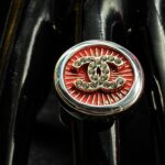 "Charlotte" Vintage Red Chanel Button Ring - Image 11