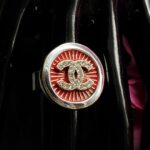 "Charlotte" Vintage Red Chanel Button Ring - Image 8