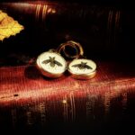 "Pascale" White Gold Vintage Gucci Bee Button Earrings - Image 3