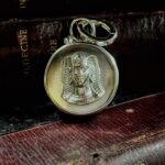 "Ashley" Antique Pharaoh Button Pendant - Image 15
