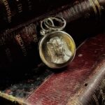 "Ashley" Antique Pharaoh Button Pendant - Image 14