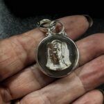 "Ashley" Antique Pharaoh Button Pendant - Image 12