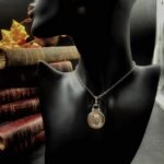 "Ashley" Antique Pharaoh Button Pendant - Image 10